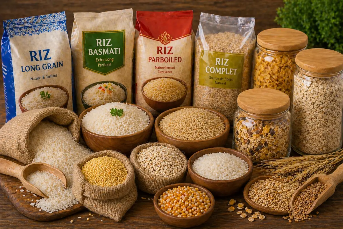 Riz et céréales pour avitaillement de navires
